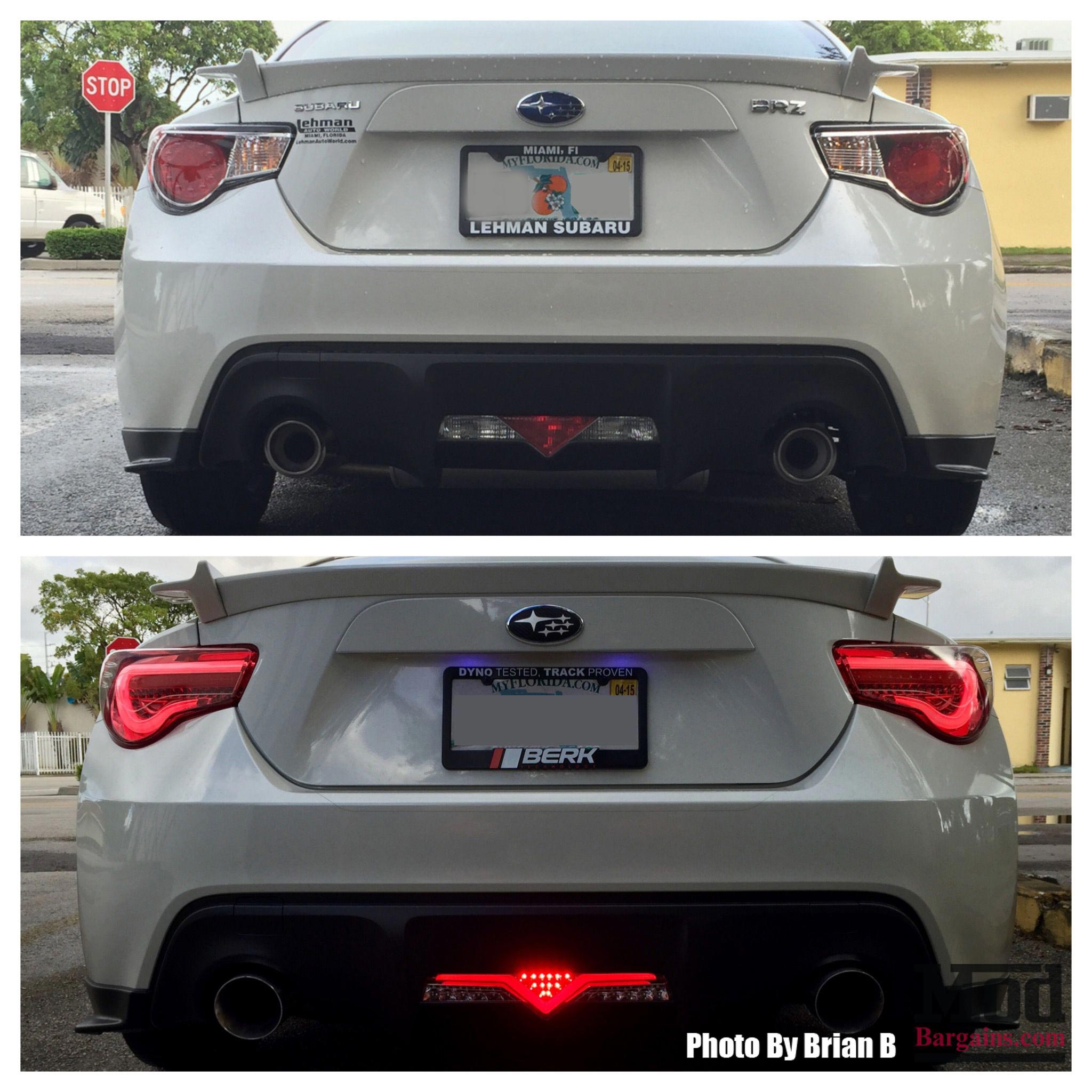 **Valenti LED Tail Lights Light Blue/Chrome for 20122017 Scion FRS/Subaru BRZ [ZN6/ZC6]